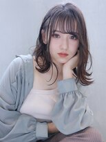 アイティー バイ アルバム 中野店(IT by ALBUM)&nbsp;ふんわりウェーブ_クールショートピンクベージュボブルフ_48075