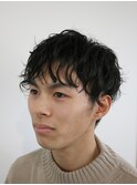 ツーブロックカーリースタイル