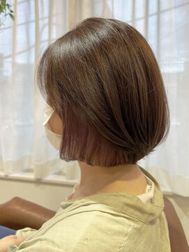 ラボヌールヘアー 宇都宮店(La Bonheur hair) マッシュショート★【宇都宮駅/インナーカラー】