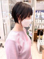 ヴィサージュタイム(VISAGE thyme) 黒髪ショートボブ/丸みショート/黒髪ショート