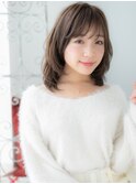 関内/髪質改善/プラチナグレージュ×くびれミディアムボブディe