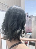 ◆ダークグリーン/ダブルカラー/ケアブリーチ/TOKIO