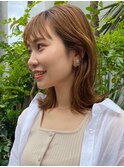 韓国風ヘルシースタイル耳掛けミディアム