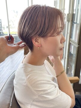 エルランカ(L.lanka) ハンサムショート/ニュアンスパーマ/ベージュカラー/マッシュ