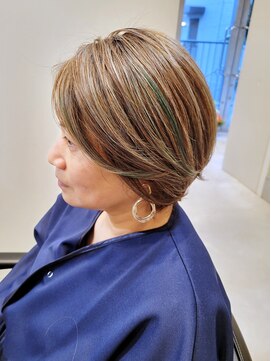 キザシ(KIZASI) 色を楽しむための脱白髪染め・透明感を出すハイライトカラー