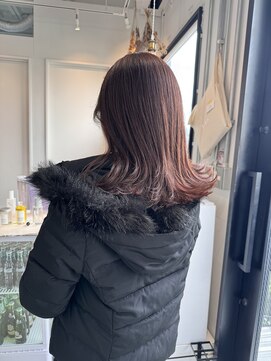 ロカ 表参道(loka) モーヴピンク/[表参道/ブリーチ/ハイライト]Mai