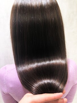 エスヘアー 名古屋 金山(es hair) 20代30代40代髪質改善酸熱トリートメント艶感ストレート