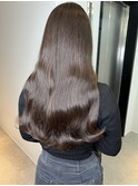 髪質改善ストレート 似合わせカット 透明感カラー 潤艶
