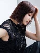 エインアンリー 表参道(AIN.ANLY.)&nbsp;◯ぱっつん前髪薄めバング長めバング切りっぱなしボブミニボブ