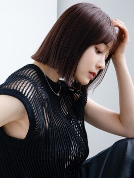 エインアンリー 表参道(AIN.ANLY.) ◯ぱっつん前髪薄めバング長めバング切りっぱなしボブミニボブ