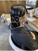 卒業式ヘア