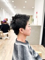 セイドット フクオカ(Say.FUKUOKA) 【メンズ★大名】スパイキーショート×黒髪×アップバング×眉毛