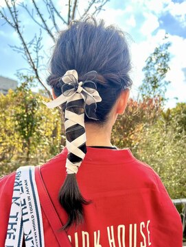 美容室 ルチア ハワイ(Luccica HAWAII) リボンアレンジ