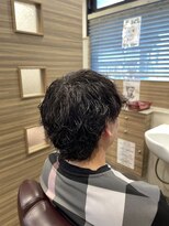 銀座マツナガ 神田店&nbsp;マッシュウルフ波巻きメンズパーマ