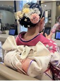 ふわふわツインシニョン