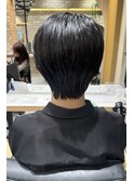 フェザーショート韓国マッシュダウンパーマ韓国ヘア三鷹