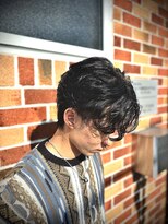 シエル ヘアアンドピース(Ciel hair peace)&nbsp;センターパート×色気スパイラル