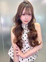 リリー(Lilley) マロンベージュ×小顔レイヤー×韓国風巻き×髪質改善