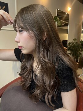 トッド(tod) グレージュ　ベージュカラー　髪質改善　丸の内　MISAKI 栄