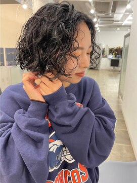 アネンド(anend) フラットボブ/パーマ