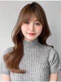 うる艶髪斜めバング艶感20代30代40代◎美髪レイヤーカット