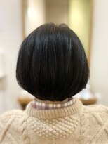 ヘアー グリーン(hair green) 30代40代50代/ショートボブ/白髪染め/丸みショート