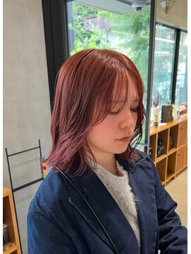 ナル(nalu.) ブリーチ無し/ピンクラベンダー/レイヤーボブ