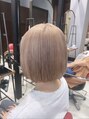 ポリッシュヘアーメイク 金町店(POLISH hair make)&nbsp;ブリーチ1回ミルクティーカラー