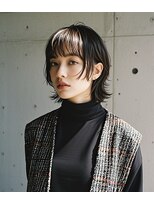 エイチ ウルフカット 大阪梅田(811)&nbsp;グレージュショート裾カラーベリーショートラベンダーグレージュ