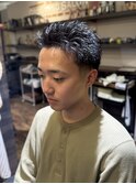 MEN’S HAIR/ブルーブラック/フェザーパーマ/瀬田