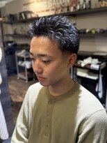 エクファフォーメン(EX-FA FOR MEN)&nbsp;MEN’S HAIR/ブルーブラック/フェザーパーマ/瀬田