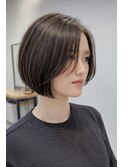 フェザーバングショートボブ