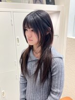 シュク 高円寺(SYUK)&nbsp;ロングレイヤー/ハッシュカット/アンニュイ【SYUK高円寺】kanna