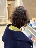 ネオリーブギンザ 銀座店(Neolive GINZA)&nbsp;アンブレラカラー/白髪ぼかし／ハイライト／ボブ／ブリーチ/銀座