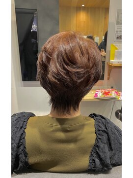カラーアソートセピア 浦和店(Color assort SEPIA) 大人ショート×癖毛活かし×オレンジブラウン