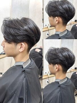 ビイン(viin) 後ろに流れるワンカールパーマ