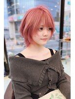 ウィル 西宮店(WiLL)&nbsp;【西宮ウルフカット】ペールピンクウルフ