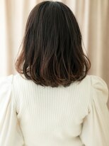 モッズヘア 越谷(mod's hair)&nbsp;逆アンブレラカラー毛先パーマミディアムレイヤーX越谷20代30代
