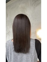 ツヤと髪 クリム(crim)&nbsp;髪質改善エステカラー　ミディアム　白髪染め　30代　40代