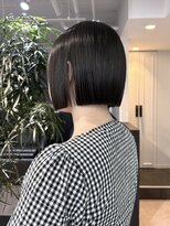 フォト 新宿三丁目(foto)&nbsp;顎ライン切りっぱなしボブ