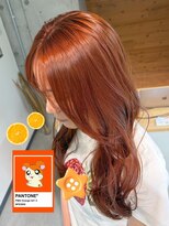 タイト(tyto)&nbsp;ブリーチなしWカラー、Orange Brown♪