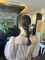 アロー ヘアー(arrow hair)&nbsp;◇結婚式お呼ばれヘアセット