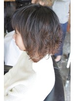 オーバーキャプテンネイキッド(OVER CAPTAIN NAKED) 柔らか前下がりラウンドボブ×毛先Airwave