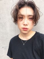 ソルトウォーター(SALT WATER)&nbsp;外国人風ハイライト ショートBob  須崎亮太