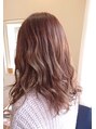 ヘアーサロン エクラ(HAIR SALON eclat) 【バレイヤージュ】でミルクティーグレージュ♪