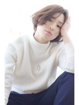 キートスバイガーランド (Kiitos by Garland)&nbsp;[Kiitos/吉祥寺]センターパート☆大人なニュアンスボブ