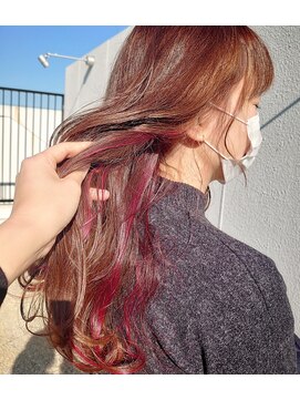 マニクレアーレ ルミネ荻窪店(mani CREARE) インナーカラー☆ピンク