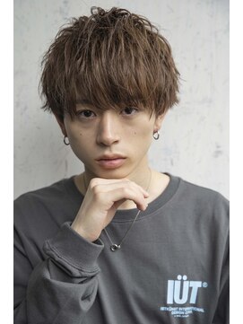 クラン(clan) 刈り上げセンターパート/メンズツーブロック/メンズパーマ