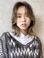 アイティーバイアルバム 藤沢店(IT by ALBUM) くびれウルフ_カーキグレージュマッシュショート_28139