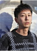 三井寿風ナチュラルスパイキーショート　黒髪　短髪